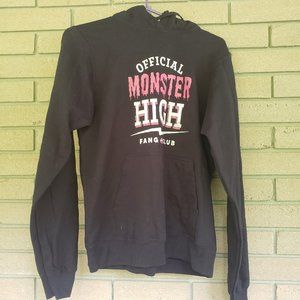 Monster High Fang Club Hoodie Black Size: Small